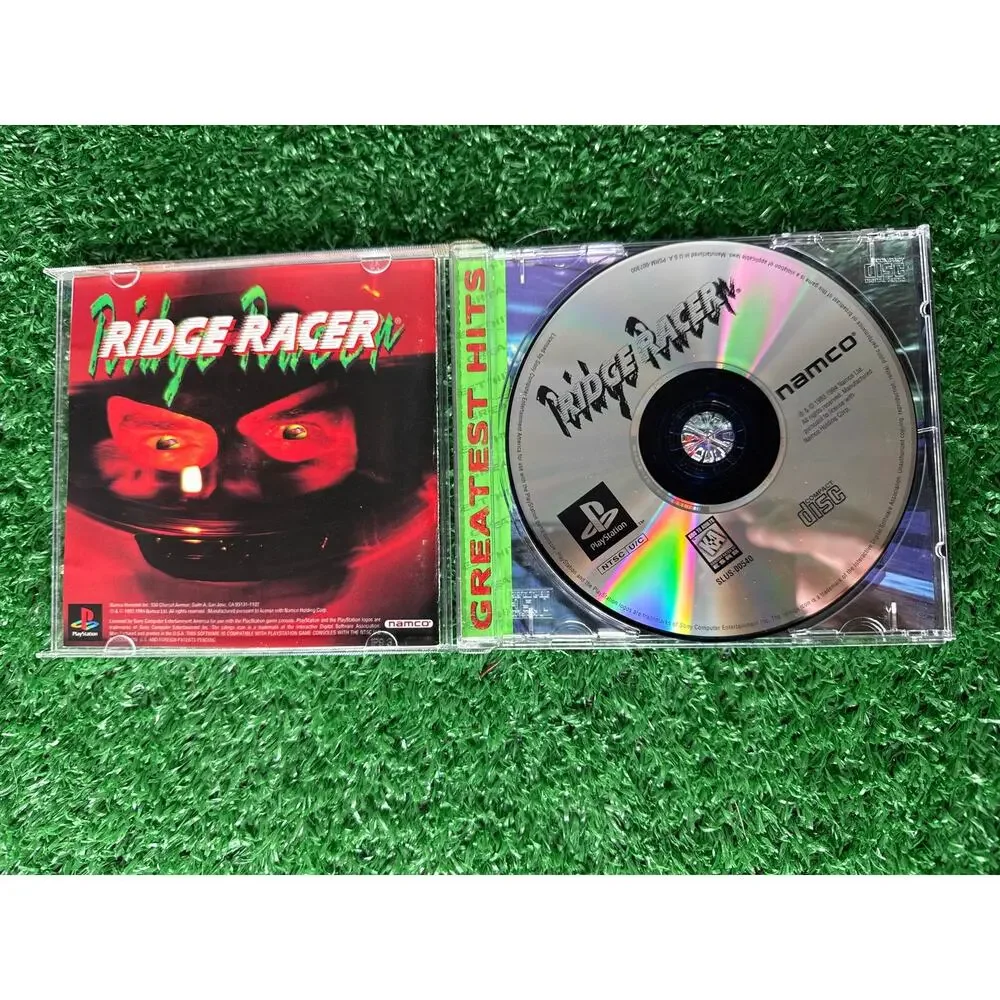 Ridge Racer (Sony PlayStation 1, PS1 1995) CIB Tested